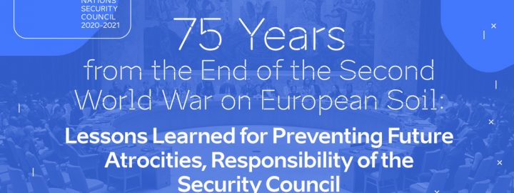 Estonia holds a major international discussion on the 75th anniversary of the end of the Second World War